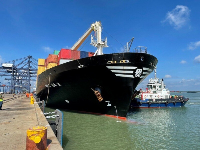 cảng ssit đón tuyến dịch vụ nội Á mới của hãng tàu lớn nhất thế giới