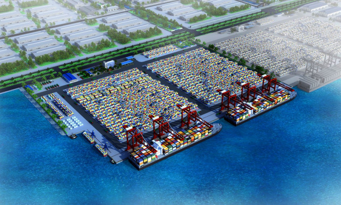 cảng biển ngóng mở bến, thông luồng để đón tàu lớn
