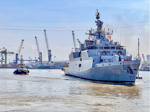 Cảng Sài Gòn đón tàu tuần tra INS Kamorta