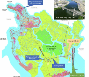 The city will later develop roads connecting the port with Rung Sac Road, an elevated road along Rung Sac Road, and a metro line connecting the Can Gio sea urban area and the city’s fourth metro line planned to stretch from District 12 to Nha Be District.