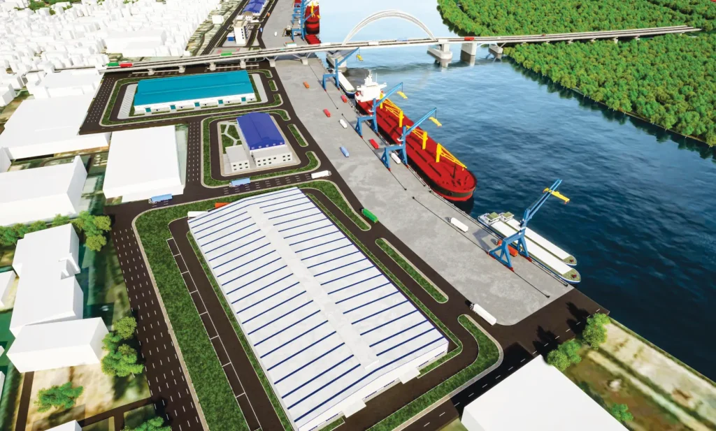 Dự án Trung tâm Logistics - chuyển đổi công năng tại khu bến Cảng Tân thuận. 