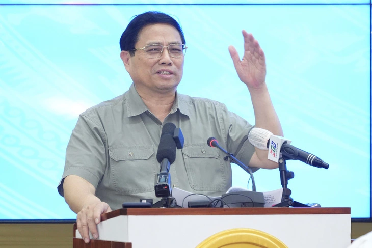 Thủ tướng Phạm Minh Chính phát biểu chỉ đạo phiên họp