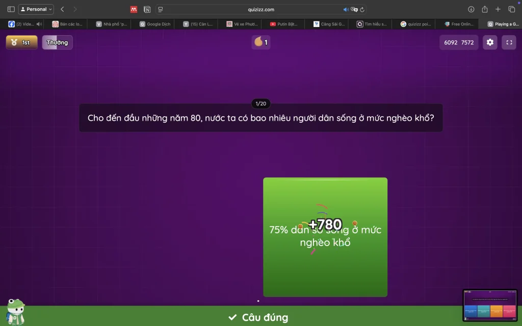 Dấu ấn của Phòng Tổng hợp trong việc sáng tạo tổ chức cuộc thi 2 Quizizz