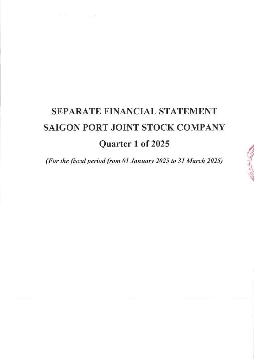 financial report