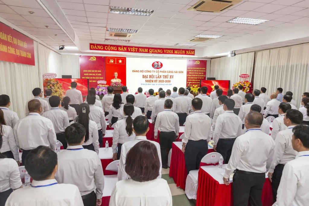 Đại hội đại biểu Đảng bộ Công ty Cổ phần Cảng Sài Gòn lần thứ XV, nhiệm kỳ 2025 - 2030 7 Đại hội Đảng bộ