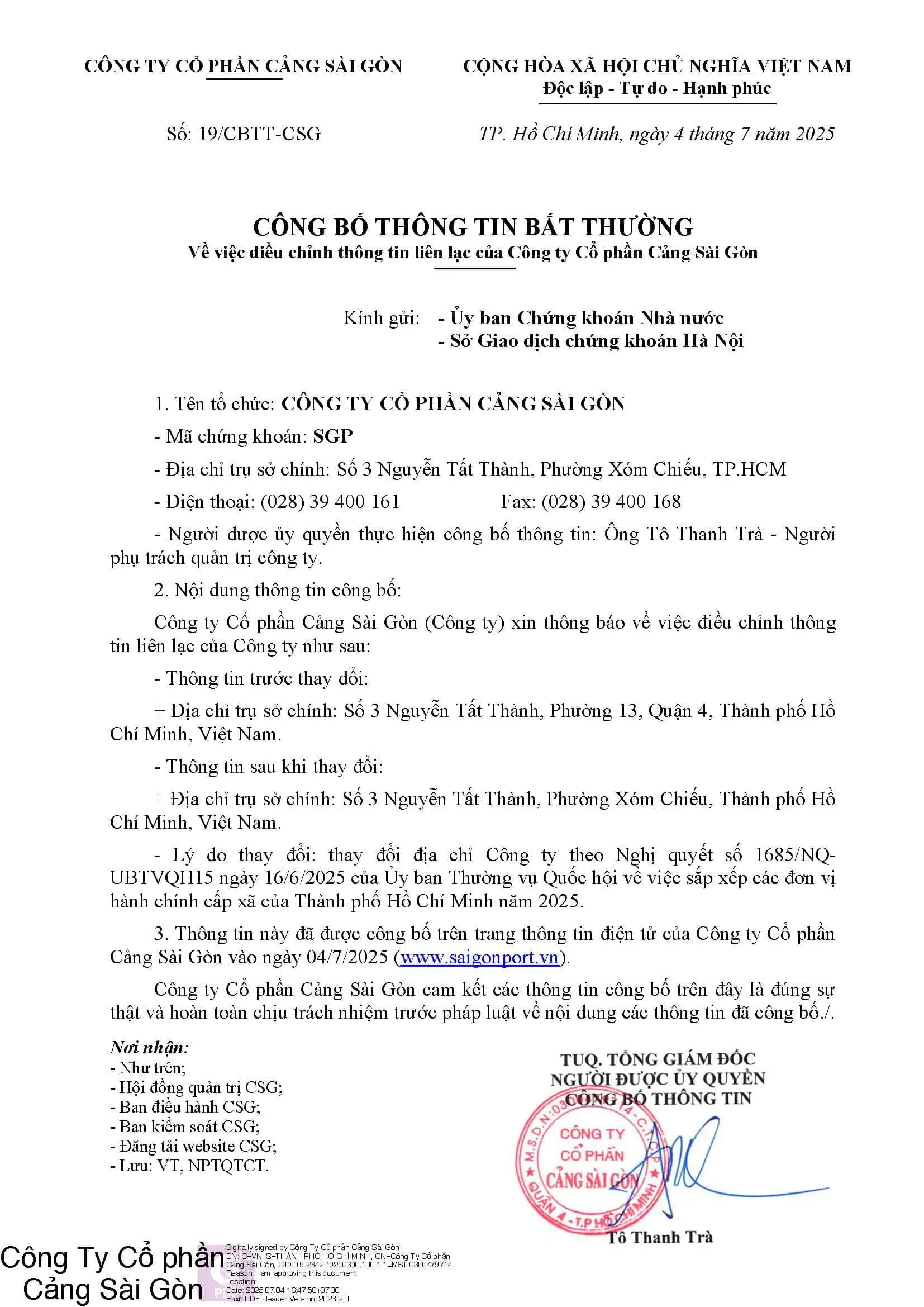 Công bố thông tin