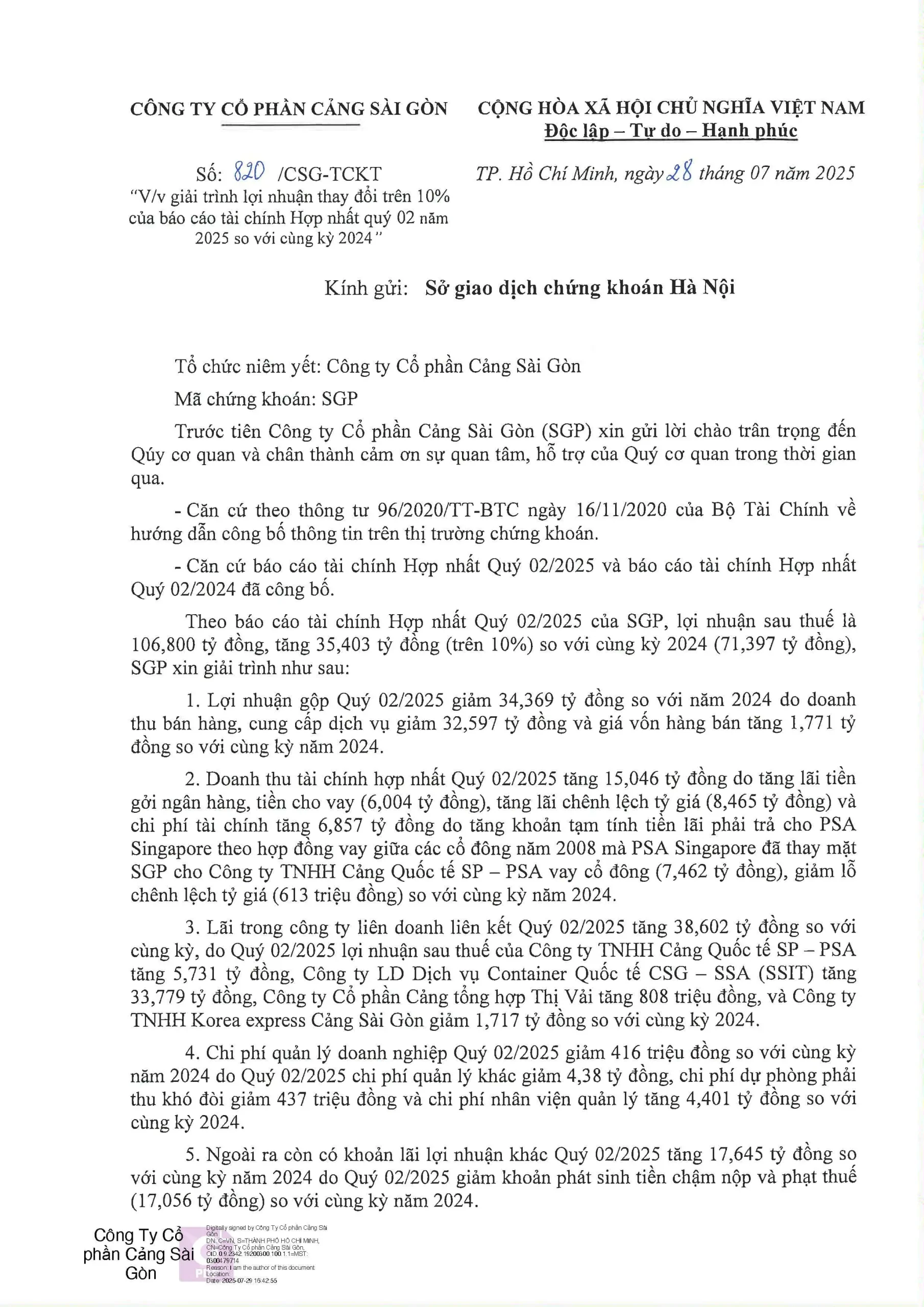 Báo cáo tài chính