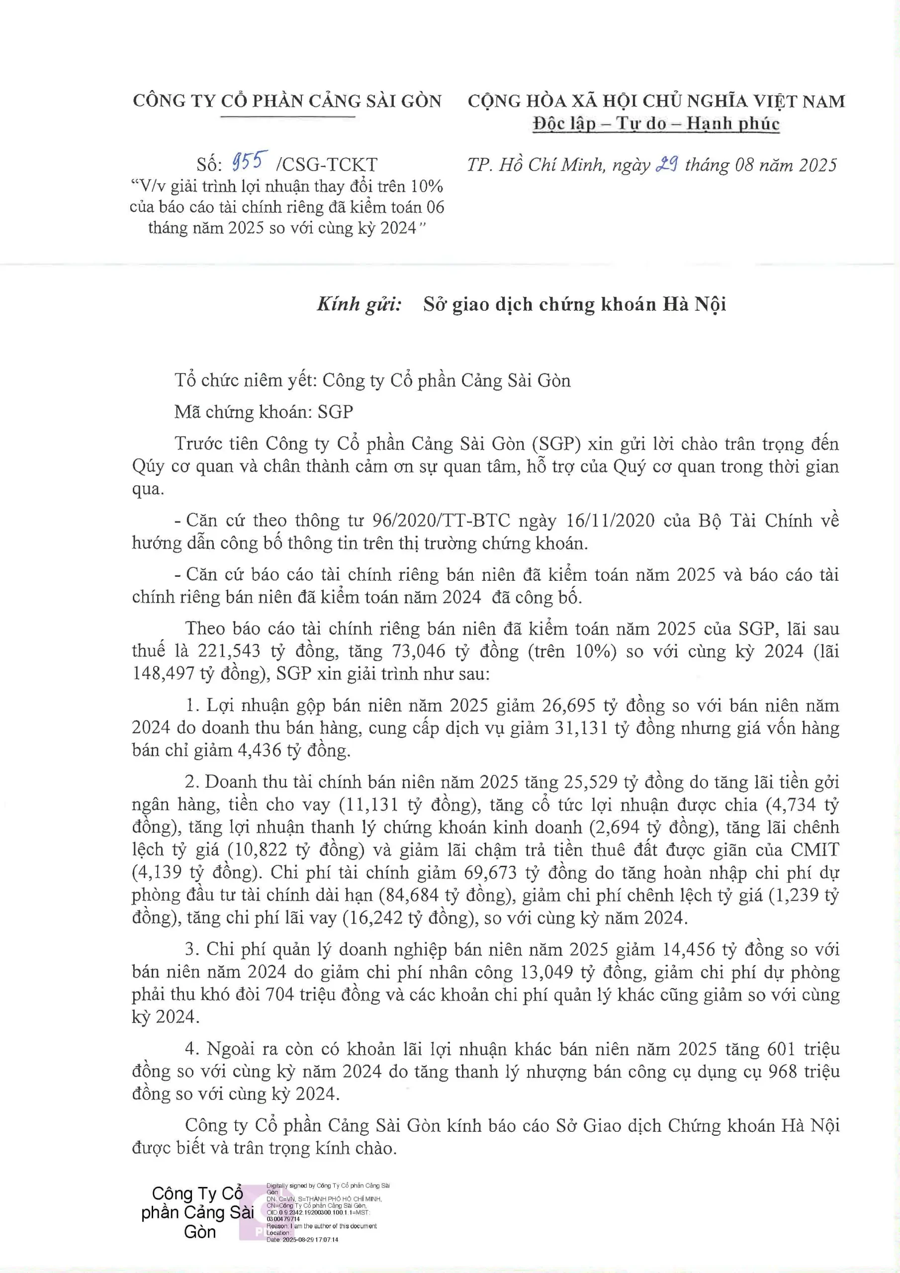 Báo cáo tài chính