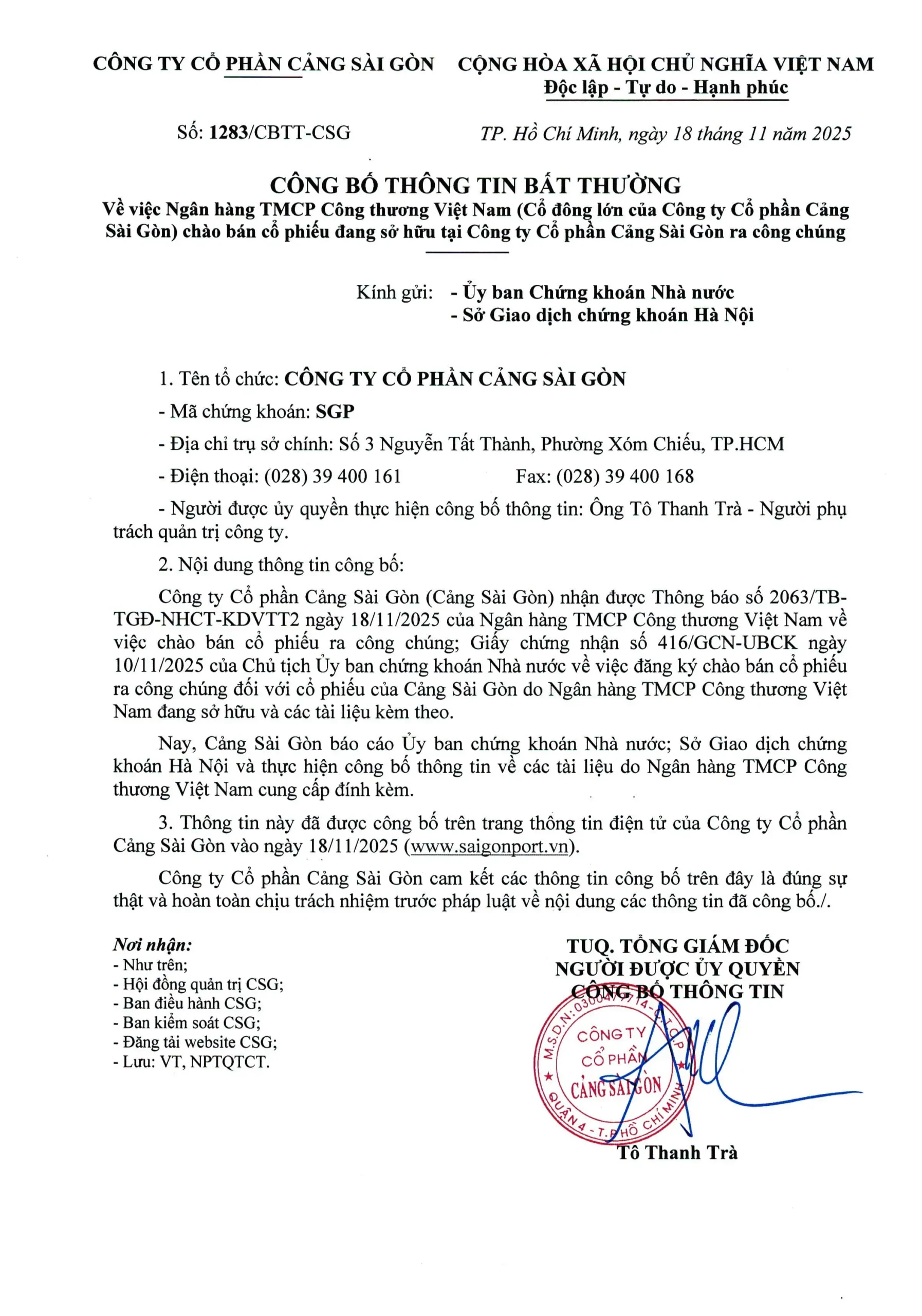 Công bố thông tin