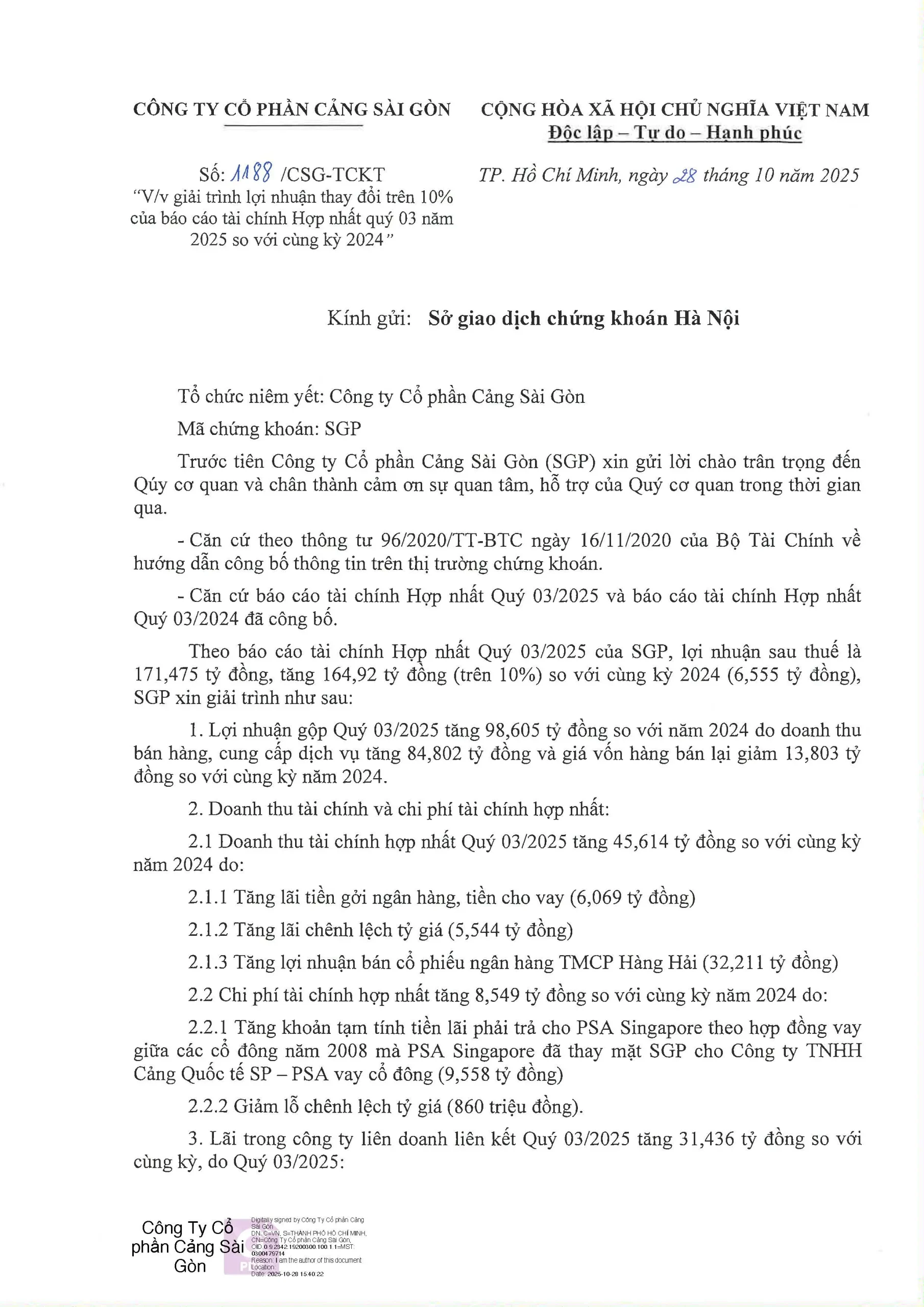 báo cáo tài chính