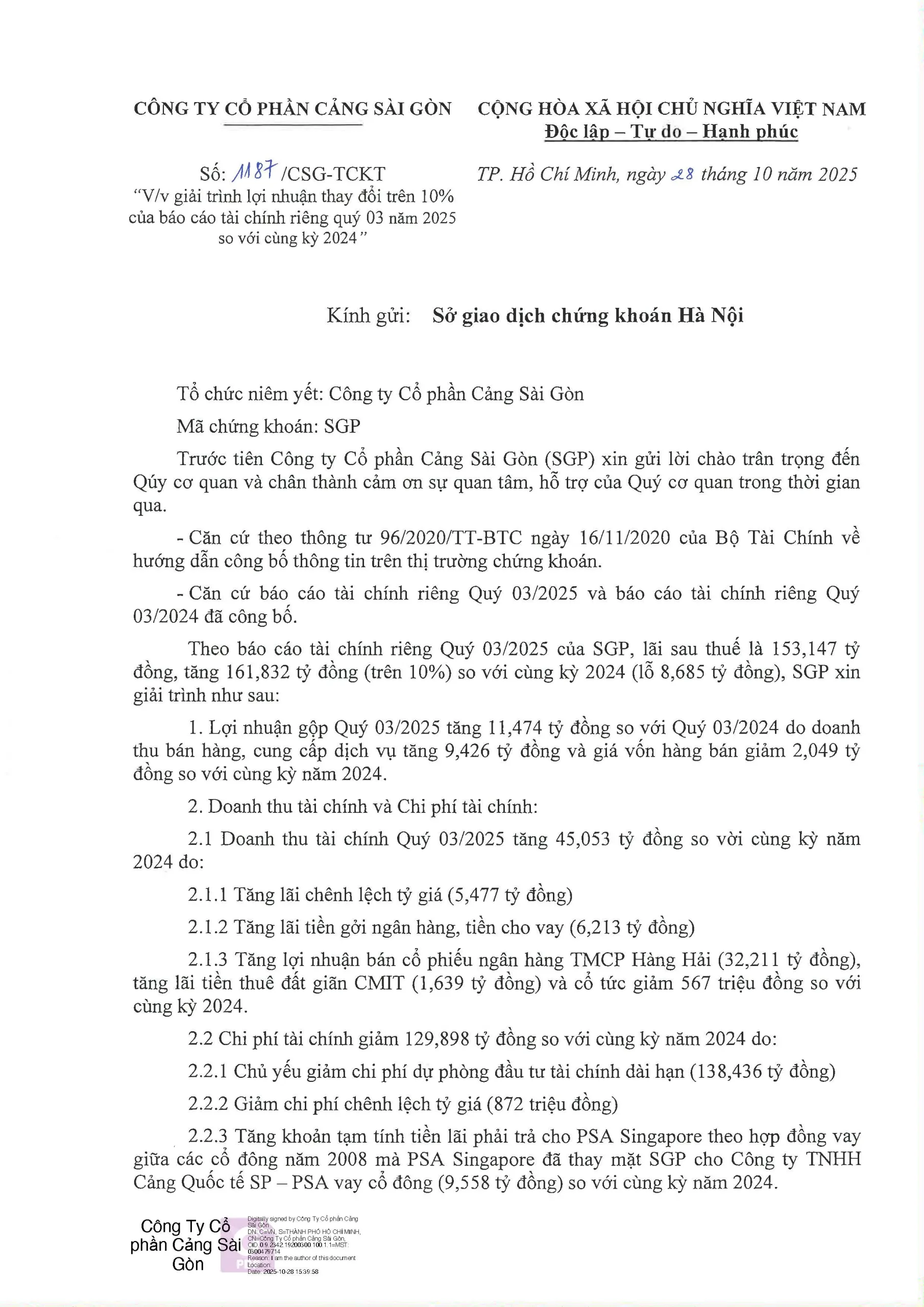 báo cáo tài chính