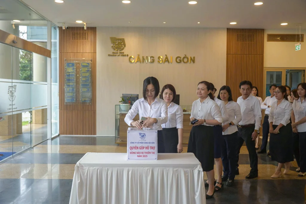 Các nữ cán bộ Cảng Sài Gòn góp phần lan tỏa tinh thần nhân ái và nét đẹp nghĩa tình trong toàn đơn vị.