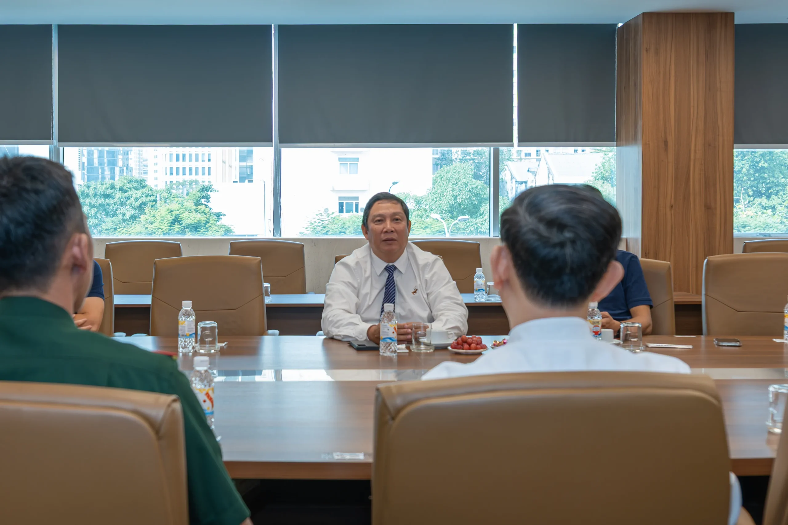 Ông Huỳnh Văn Cường - Bí thư Đảng ủy, Chủ tịch Hội đồng quản trị Cảng Sài Gòn chia sẻ những định hướng hoạt động của đơn vị trong năm mới.