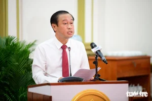 TP.HCM công bố danh sách 125 người trúng cử đại biểu HĐND nhiệm kỳ 2026 - 2031 4 Ông Huỳnh Thanh Nhân - Thành ủy viên, Phó chủ tịch HĐND TP.HCM, Phó chủ tịch Uỷ ban bầu cử TP.HCM, phát biểu kết luận - Ảnh: QUANG ĐỊNH