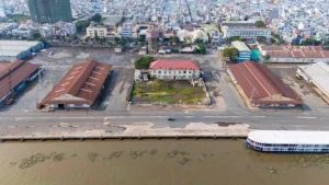 Vị trí đề xuất xây dựng văn phòng làm việc Cảng Sài Gòn, đảm bảo hài hòa với tổng thể không gian văn hóa - lịch sử - cảnh quan khu vực