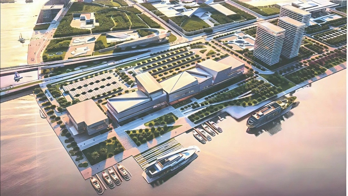 Phối cảnh dự án cảng tàu khách quốc tế Nhà Rồng - Khánh Hội