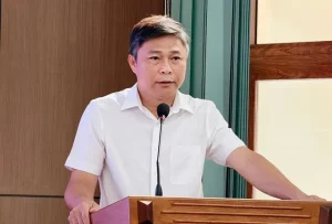 Đại tá Nguyễn Hải Phước, Trưởng phòng An ninh chính trị nội bộ, Công an TPHCM. Ảnh: VGP/LA