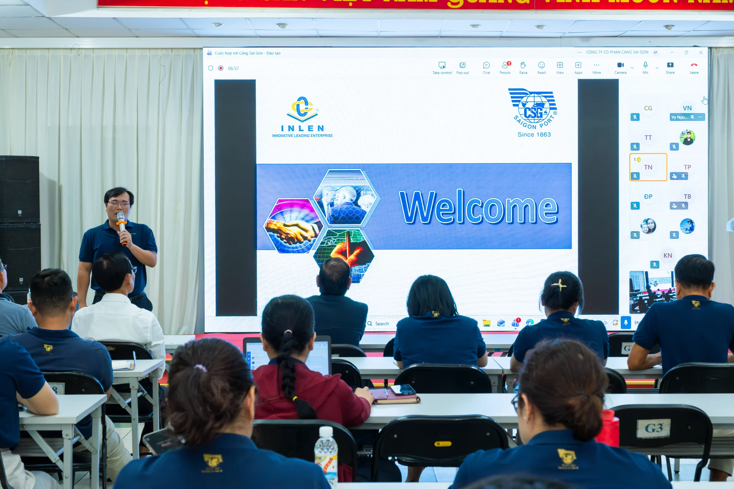 Cảng Sài Gòn hoàn thiện hệ thống năng lực nhân sự, nâng cao hiệu quả khai thác 1 Ông Phạm Thanh Sơn - Phó Trưởng phòng Nhân sự Cảng Sài Gòn - nhấn mạnh vai trò của việc xây dựng hệ thống năng lực trong nâng cao hiệu quả quản trị nhân sự.