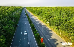 Tuyến đường Rừng Sác đóng vai trò mạch máu xuyên rừng nối trung tâm thành phố với biển. Tuyến này đang được Tập đoàn Vingroup đề xuất đầu tư mở rộng lên 10 làn xe, dài 35km nối từ hướng nút giao với cao tốc Bến Lức - Long Thành về khu đô thị lấn biển. Đồng thời hệ thống kênh rạch xuyên rừng hiện nay có thể được thay thế bằng hạ tầng đồng bộ kết nối chặt chẽ khu vực hậu cần cảng với các trung tâm phân phối lớn