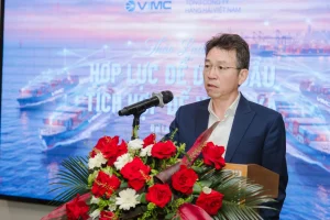 Ông Lê Anh Sơn - Tổng giám đốc VIMC - nhấn mạnh cần thúc đẩy sự thay đổi thực chất trong tư duy và hành động trong giai đoạn phát triển mới.