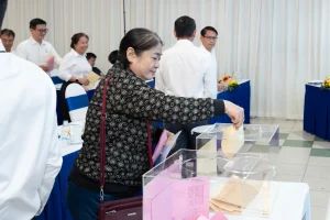 Công tác bầu cử được tổ chức công khai, minh bạch.