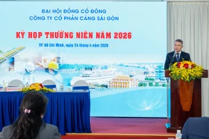 Ông Nguyễn Cảnh Tĩnh - Chủ tịch Hội đồng quản trị VIMC - được bầu giữ chức Chủ tịch Hội đồng quản trị Cảng Sài Gòn.