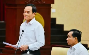 Bí thư Thành ủy TPHCM Trần Lưu Quang tiếp thu chỉ đạo của Tổng Bí thư, Chủ tịch nước Tô Lâm tại buổi làm việc - Ảnh: Việt Dũng