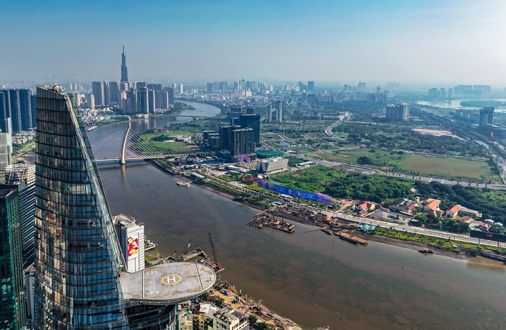 Khu vực xây trung tâm hành chính TP.HCM ở trong khu đô thị mới Thủ Thiêm