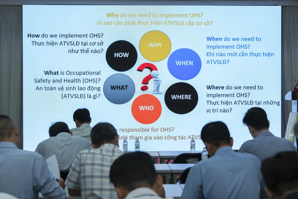 Cảng Sài Gòn: Khai mạc khoá Huấn luyện ATVSLĐ bắt buộc cho toàn bộ cán bộ quản lý chủ chốt 4 DSCF7885
