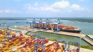 SSIT chào đón tàu MSC RENEE/ GU511W của tuyến dịch vụ AMERICA kết nối Việt Nam đi Bờ Đông Mỹ trong tháng 3/2026. Nguồn ảnh: SSIT
