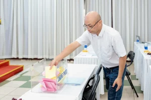 Công ty Cổ phần Xếp dỡ và Dịch vụ Cảng Sài Gòn chủ động thích ứng thách thức, mở rộng ngành nghề kinh doanh 6 Các cổ đông thực hiện biểu quyết và bỏ phiếu bầu Hội đồng quản trị, Ban Kiểm soát nhiệm kỳ 2026 - 2031.
